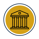 Pet protection interactive gold icon