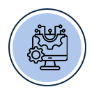 Pet protection default blue icon