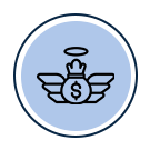 Pet protection default blue icon