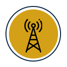Pet protection interactive gold icon