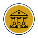Pet protection interactive gold icon